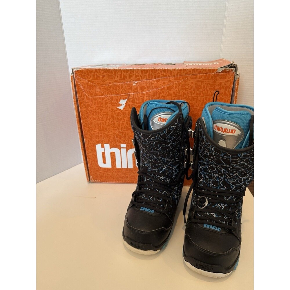 ThirtyTwo Prion SMU Women’s Snowboard Boots US 8 EU 38.5 Black Blue w/ Box